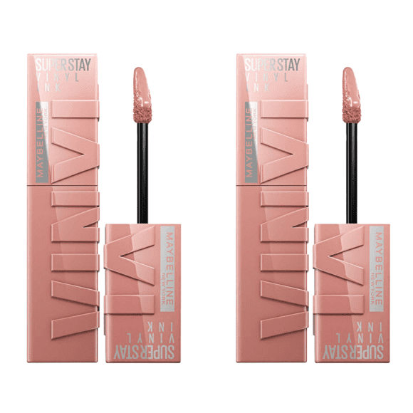 Maybelline New York Super Stay Vinyl Ink Long Lasting Liquid Gloss Lipstick - 95 Captivated - 2 Pack