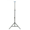 thumbnail image 1 of IV Stand, Collapsible Portable IV Pole with 4 Hooks for Hospital, 1 of 7