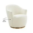 thumbnail image 3 of TOV Furniture Skyla Boucle Swivel Chair, 3 of 8