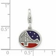 thumbnail image 5 of Sterling Silver Amore La Vita Rh-Pl Antique Enamel Golden Gate Bridge Charm (23.25 X 12.8) Made In China -Jewelry By Sweet Pea, 5 of 9