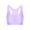 Light Purple, variant on Womens Glossy Yoga Tops Shiny Racer Back Sports Gym Swimming Crop Tank Tops Blue M