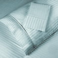 thumbnail image 2 of Superior 400 Thread Count Light Blue Egyptian Cotton Pillowcase Set, Standard, 2 of 5