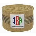 thumbnail image 2 of IBA Indianbeautifulart Burlap Ribbon For Diy&nbsp;Wedding Embellishments Gift Wrap Lace Wired Jute Trim Home Decor 10 Yard-3 Inches, 2 of 6