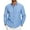 Light Blue, variant on COOFANDY Mens Long Sleeve Stretch Denim Button Down Shirt - Casual Untucked Dress Shirt