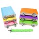 thumbnail image 1 of 6 piezas Soporte para percha de pájaros Plato de soporte para juguetes de loro Jaula de palo para moler garras de color arena Juego de accesorios para jaula, 1 of 5