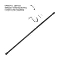 thumbnail image 4 of Mainstays Heavy Duty Adjustable Tension Curtain Rod, 48-84 inch, No Drilling, Matte Black, 4 of 10