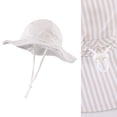 thumbnail image 3 of BOBOGOJP Baby Girl Sun Hat Summer Foldable Beach Hats with UPF50+ Sun Protection Wide Brim Toddler Bucket Hat Cap, 3 of 4