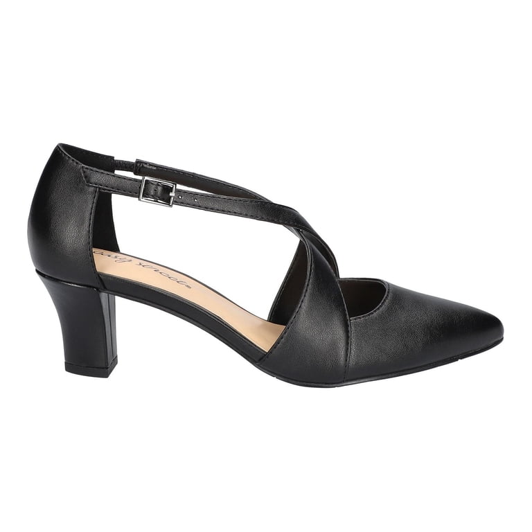 Easy Street Sapphire Slingback Pumps for Women - Padded  Easy Street Closed Toe with a SlingBack in Black display picture 1