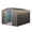 Gray, variant on IMagacFun 8x10 Metal Outdoor Storage Shed with Floor Base and Lockable Sliding Doors & Vents for Garden Backyard Patio Lawn Gray