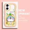thumbnail image 2 of Funda de teléfono para Realme C33 C31 C33 2023 funda protectora HP lindo dibujos animados Doraemon patrón borde colorido suave transparente funda de teléfono a prueba de golpes simples casos transpare, 2 of 4