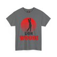 thumbnail image 2 of DJH Apparel | Funny LION Woods Knockoff Comical Athletic Unisex T-shirt, 2 of 7