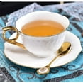 thumbnail image 5 of Tea Set, English Coffee Cup and Saucer Set with Spoon European Breakfast Cup Home Afternoon Tea Cup, 5 of 6