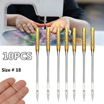VANIDO 10PCS Big Eye Sewing Machine Universal Regular Sewing Needles
