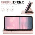 thumbnail image 6 of AutSpace For iPhone 17 [Compatible With MagSafe] 2-in-1 Detachable Wallet Case Magnetic Flip Cover Multi-Card Slots Pocket PU Leather Flip Shockproof Phone Case,Pink,For iPhone 17, 6 of 7