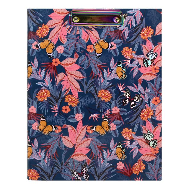 Pukka Pad, Bloom A4 Padfolio , Document Storage Clipboard with Inner File Folder and Notepad , 32 x 13.5cm , Blue
