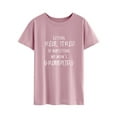 thumbnail image 3 of TWZH Women Tired of Babysitting Letter T-Shirt Short Sleeve Mom Tee, 3 of 6