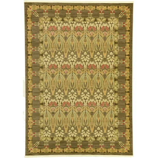 Unique Loom Carnation Edinburgh Vintage Geometric Area Rug or Runner