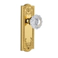 thumbnail image 2 of Grandeur Parver_Psg_234 Parthenon Solid Brass Rose Passage Door Knob Set - Grey, 2 of 7