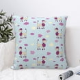 thumbnail image 4 of Yiaed Poodle Dog Print Pillow Covers Super Soft Decorative Square Throw Pillow Covers Case Cushion Covers for Sofa Couch Bedroom Car Decor（No pillow core）-22"x22", 4 of 7