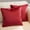 Maroon, variant on Cheer Collection Set of 2 Hollow Fiber Filled Couch Pillows, 26" x 26" - Maroon