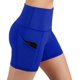 thumbnail image 3 of Leggings para mujer, pantalones cortos deportivos elásticos, cintura alta, levantamiento de cadera, pantalones cortos de yoga, pantalones cortos para correr, fitness, yoga, 3 of 5
