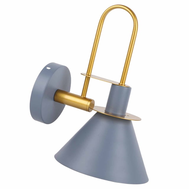 Clarion Wall Lamp Wall Lamp Wall Sconce Vintage Wall Sconce Modern Simple Retro Industrial Style Clarion Wall Lamp Metal Wall Lamp For Bedroom Bedside Gray ANGGREK Otros