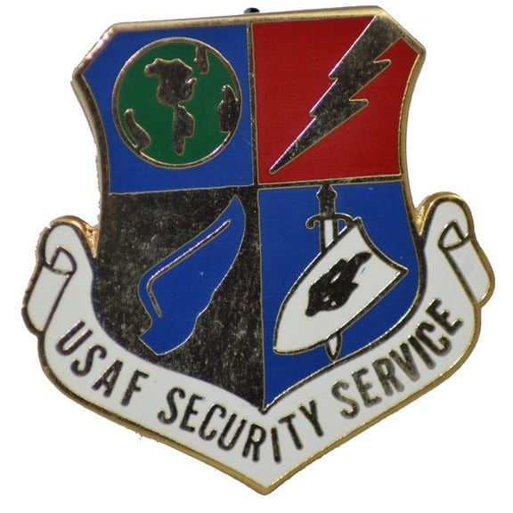 USAF SECURITY SERVICE HAT PIN