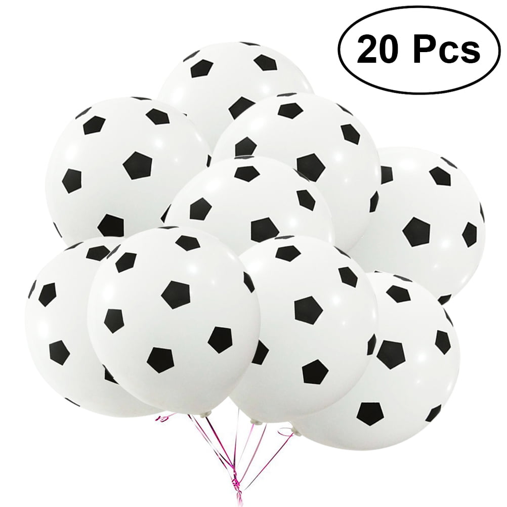 Balloons Soccer Party Latex 12 Inch Football Balloon Birthday Decorations Sports Favors Theme