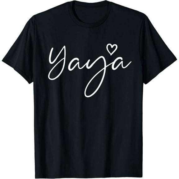 Yaya Gifts For Women Grandma Heart Mother'S Gift Yaya T-Shirt Unisex S-5XL Hot Trending Shirt, Vintage Birthday Gift
