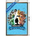 thumbnail image 3 of Minecraft: Legends - Blue Wall Poster, 22.375" x 34" Framed, 3 of 6