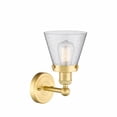 thumbnail image 2 of 616-1W-SG-G64 Innovations Lighting Cone - 1 Light Wall Sconce In Industrial Style-10 Inches Tall and 6.5 Inches Wide-Satin Gold Finish-Seedy Glass, 2 of 2