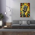 thumbnail image 4 of Epic Graffiti 'Microphone'  by Andreas Magnusson Canvas Wall Art, 40" x 60", 4 of 8