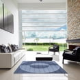 thumbnail image 6 of Ahgly Company Indoor Square Patterned Blue Novelty Area Rugs, 4' Square, 6 of 6