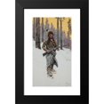 thumbnail image 2 of Henry Farny 12x18 Black Modern Framed Museum Art Print Titled - A Moment of Suspense (1903), 2 of 5