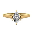 thumbnail image 4 of Marquise Cut Diamond Engagement Ring for women 1/2 carat 14K Gold 6 Prong Solitaire Setting, 4 of 5