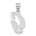 thumbnail image 3 of Auriga Fine Jewelry 14K White Gold Script Letter G Initial Pendant for Women, 3 of 6