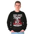 thumbnail image 5 of Cute Wife Girlfriend of Firefighter Sweatshirt for Men or Women Brisco Brands L, 5 of 6