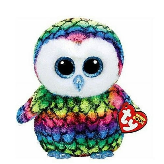 Ty Beanie Boos - ARIA the Owl (Glittery Eyes) (Medium Size 9") (Claire's Exclusive) Plush