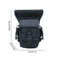 thumbnail image 3 of Qiweii Waterproof Motorcycle Riding Waist Bag - Tactical, Multi-Functional Crossbody Leg Pouch for Outdoor Fitness and Cycling, Durable Nylon Construction, Bike Bag, 3 of 6