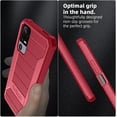thumbnail image 4 of BELTRON Jitterbug Smart 4 Phone Case, Slim Industrial Strength Protective Grip Case with Reinforced Technology for TCL 40XL / Lively Jitterbug Smart4 Red, 4 of 9