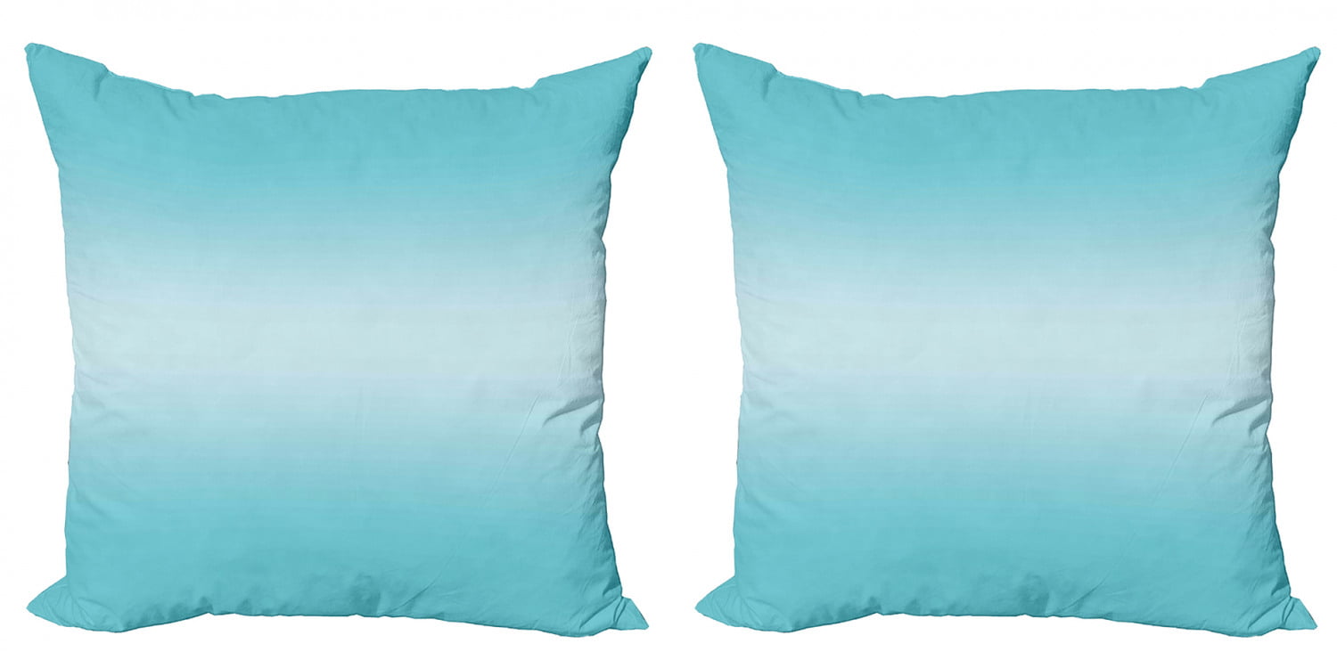 Ambesonne Ombre Art Cushion Cover Set of 2 for Couch and Bed in 4 Sizes
