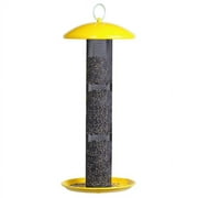 Perky-Pet Yellow Straight Sided Finch Tube Hanging Bird Feeder - 1.5 lb. Capacity YSSF00346