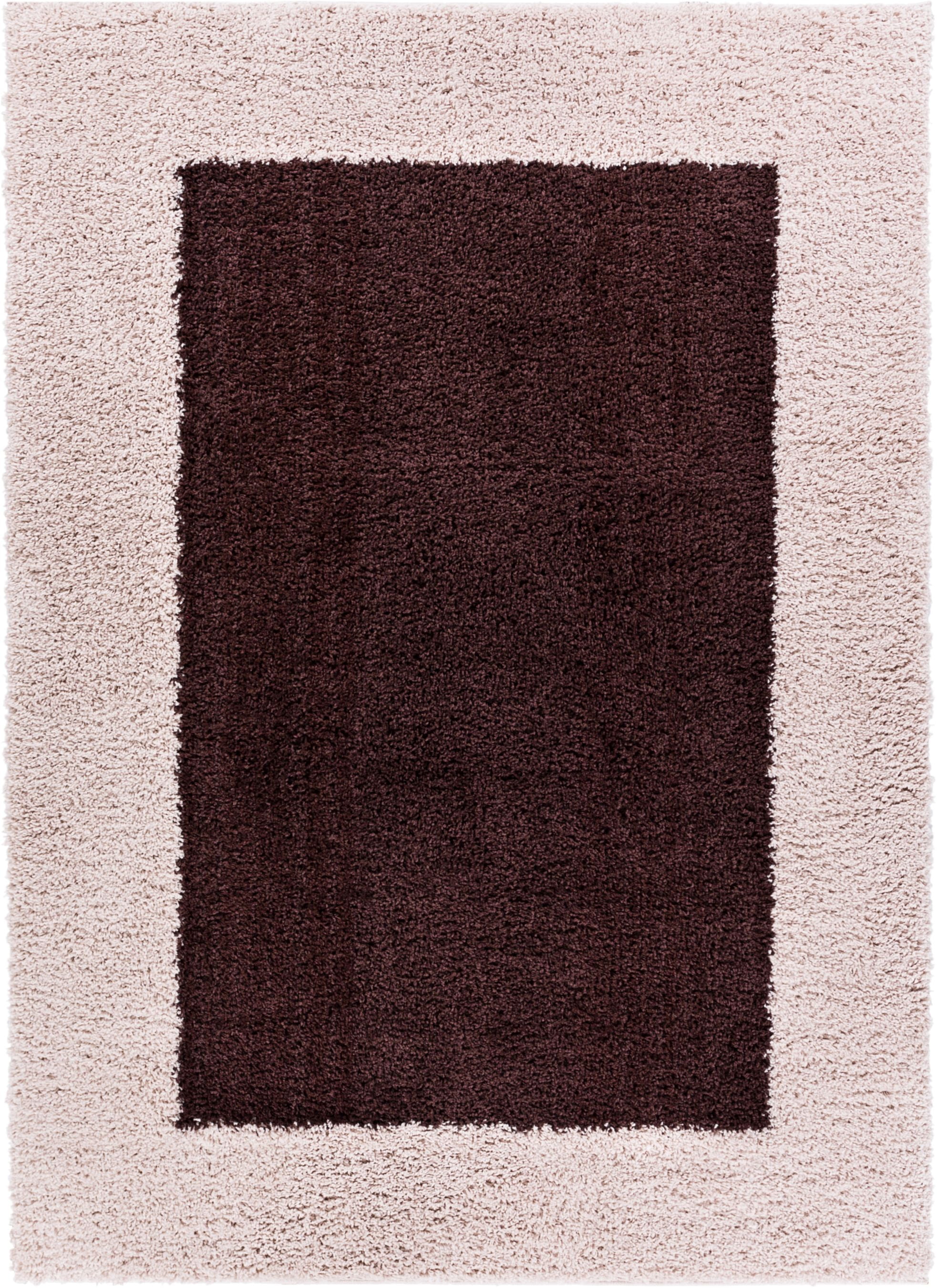 Madison Shag Cubes shops Beige/Brown Modern Area Rug 3'3'' X 5'3''