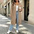 thumbnail image 4 of Perfectbot Women's Mid-Length Hooded Sweatshirt, Zip Up Oversized Outerwear with Pockets for Fall Going Out, 4 of 8