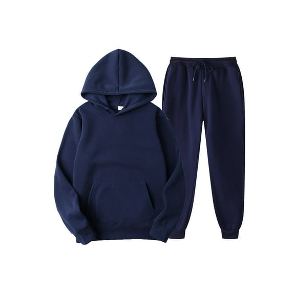 Unisex Two Piece Set Casual Tracksuit Running Sportswear 2022 Fall Winter Sets Clearance Outfits Men's And Women's Long Sleeve Pullover Hoodies Sweatshirt Sweatpants Suit