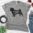 thumbnail image 2 of Puggle Mama T-shirt, Unisex Women's Shirt, Puggle Owner, Best Dog Mama Gift, Dark Heather Gray, Small, 2 of 6