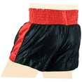 thumbnail image 3 of Men Boxing Shorts MMA Mauy Thai Training Fitness Gym Cage Fight Kickboxing Trunks Clothing Black/Red Small, 3 of 3