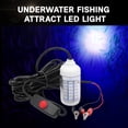 thumbnail image 1 of 12V 15W Underwater Fishing Attract Light LED Lamp Fish Finding System Light with 30ft Power, 1 of 8