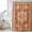 Orange, variant on Orange Boho Shower Curtain, Waterproof Shower Curtains for Bathroom, Geometric Antique Tribal Retro Ethnic Washable Fabric Bathtub Curtain Set Bath Decor with 12 Hooks Stall 36"x72"