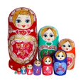 thumbnail image 2 of 10Pcs Creative Russian Nesting Dolls Matryoshka Dolls Nested Toy for Table Living Room Decoration Ornament Birthday Gift Sunnimix Muñecas de anidación, 2 of 8
